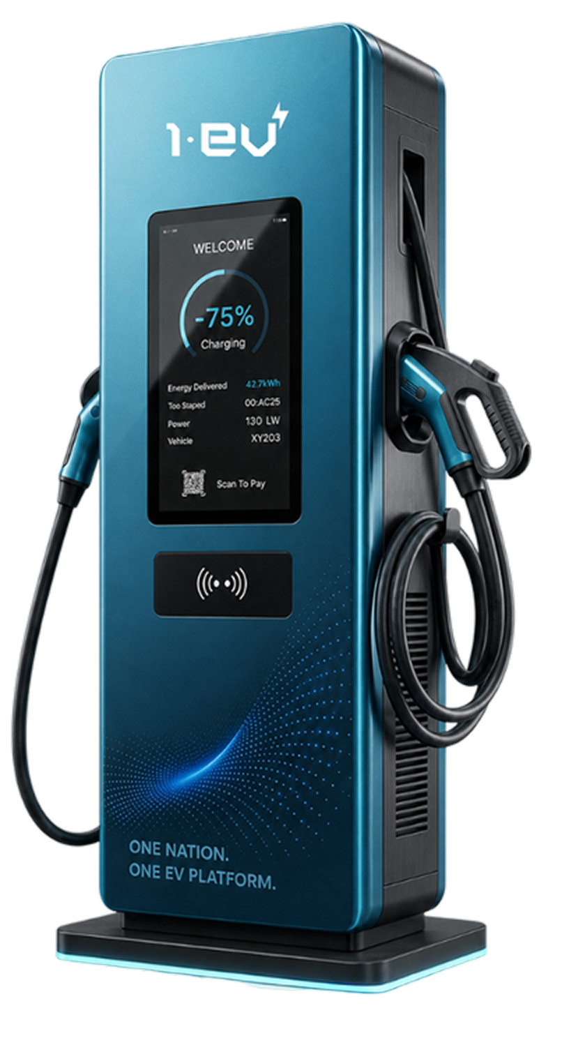 1EV DC fast charging station